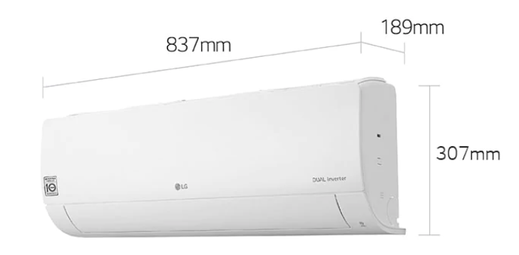 Unidade Evaporadora Dual inveter LG 12.000 Btu's