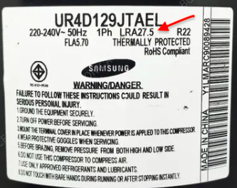 Selecionando Capacitor Ar condicionado do Compressor Samsung 