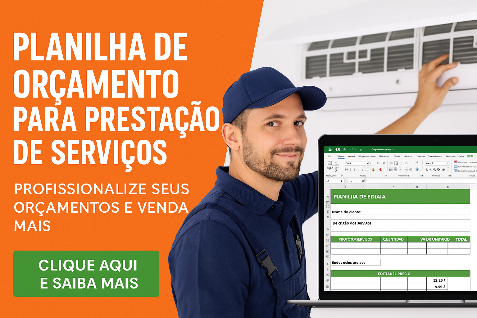Planilha Orçamento Prestação de Serviços: