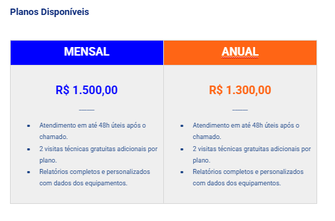 Modelo  de proposta Manutenção de ar condicionado