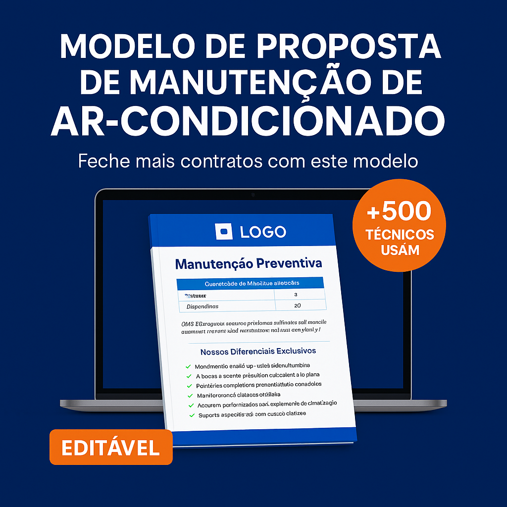 Proposta de Manutenção Preventiva e Corretiva em Ar Condicionado: Modelo Profissional para Fechar Mais Contratos