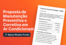 Proposta de Manutenção Preventiva e Corretiva em Ar Condicionado Modelo Profissional para Fechar Mais Contratos